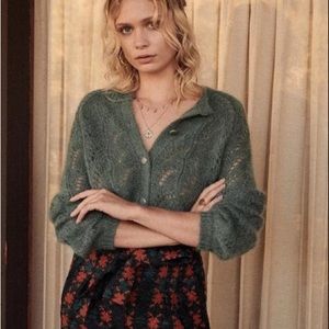 Sezane Sam Sweater Sage Small